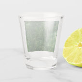 Verre A Shot Eau au-dessus de l'herbe marine II (bleu et vert)  (Dos)