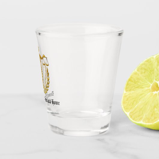 Verre A Shot Échelles de justice (Droite)