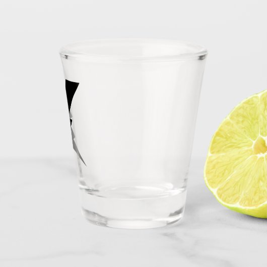 Verre A Shot Éclair noir (Droite)