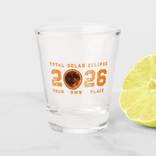Verre A Shot Éclipse solaire totale 12 août 2026