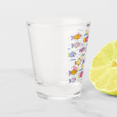 Verre A Shot École colorée de poissons (Gauche)