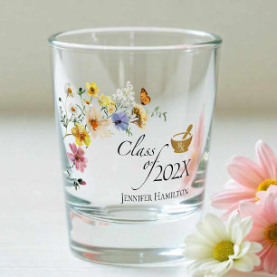 Verre A Shot École de pharmacie fleur sauvage   Catégorie de di