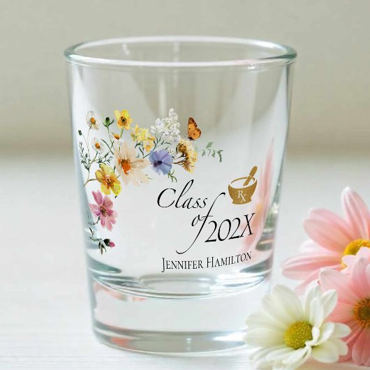 Verre A Shot École de pharmacie fleur sauvage | Catégorie de di