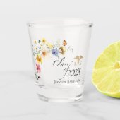 Verre A Shot École de soins infirmiers fleurs sauvages | Catégo (Devant)