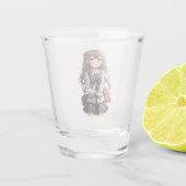 Verre A Shot École japonaise d'Anime (Dos)