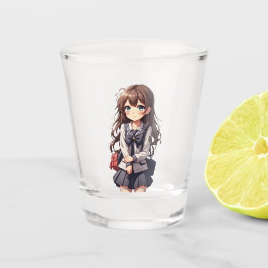 Verre A Shot École japonaise d'Anime (Devant)