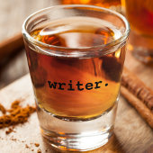 Verre A Shot Écrivain