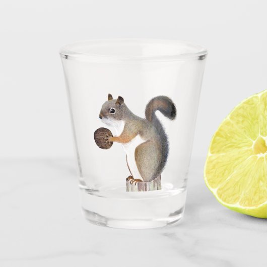 Verre A Shot Écureuil (Devant)