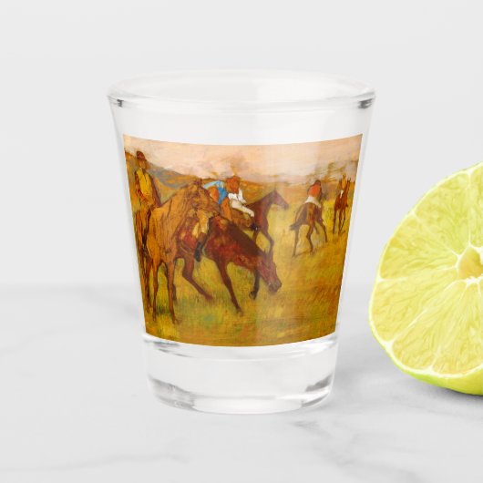 Verre A Shot Edgar Degas avant la course (Devant)