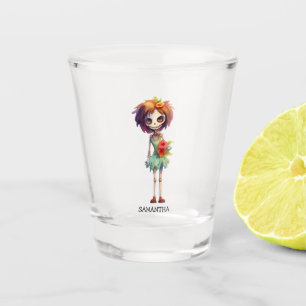 Verre A Shot Éffrayant, Mais Cute Zombie Kid - Adorable Macabre