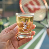 Verre A Shot Egg-Cellent Shots Hare-Raising Fun - Tennis Bunny 