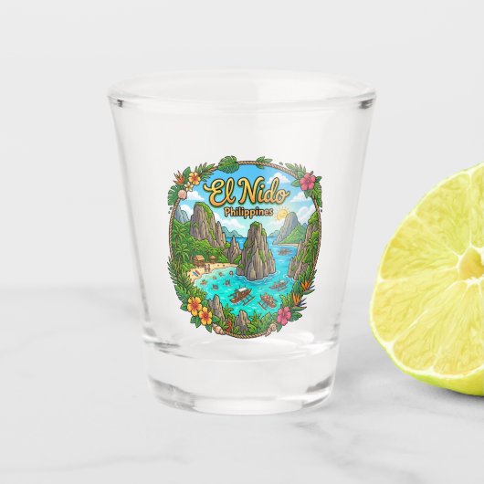 Verre A Shot El Nido Philippines (Devant)