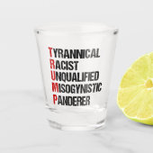 Verre A Shot Élections politiques acrostiques et amusantes cont (Devant)