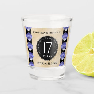 Verre A Shot Élégant 17ème anniversaire de Mariage des obus