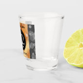 Verre A Shot Élégant 22e anniversaire de Mariage de cuivre (Droite)