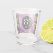 Verre A Shot Élégant 33e anniversaire du Mariage Améthyste (Dos)