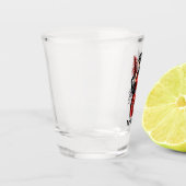 Verre A Shot Elegant Art Deco lady customizable  (Gauche)