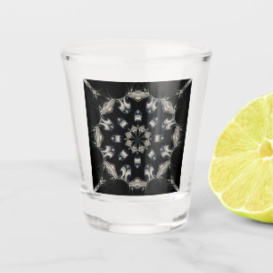 Verre A Shot Elégant Mandala