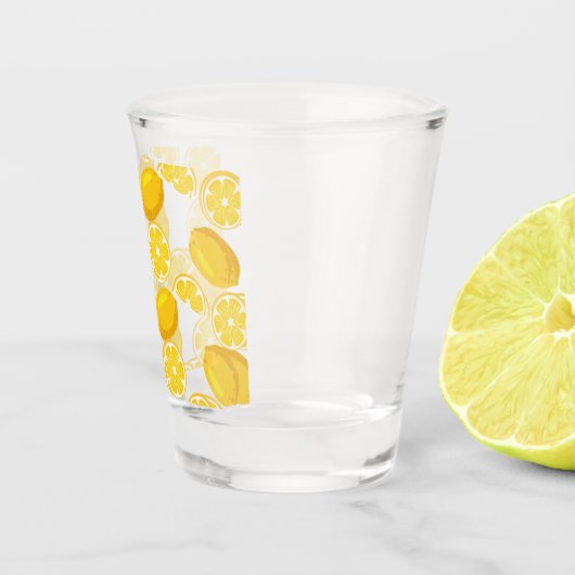 Verre A Shot Élégant motif citron (Droite)