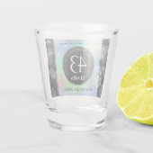 Verre A Shot Élégante 43ème anniversaire du Mariage Opal (Dos)