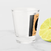 Verre A Shot Élégante 5ème anniversaire de Mariage de bois (Gauche)