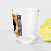 Verre A Shot Élégante 7ème anniversaire du Mariage de cuivre (Droite)