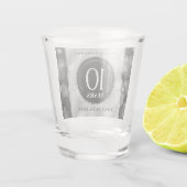 Verre A Shot Élégante fête du 10e anniversaire du Mariage de Ti (Dos)