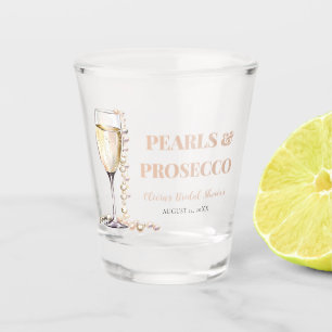 Verre A Shot Elégante perles d'or et Fête des mariées de poursu
