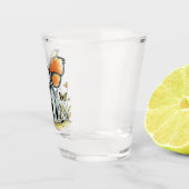 Verre A Shot Eléphant bébé avec Monarque Papillon d'aile Oreill (Droite)
