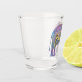 Verre A Shot Éléphant de Batik de forêt enchanté (Gauche)