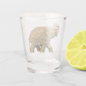 Verre A Shot Eléphant indien (Dos)