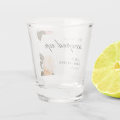 Verre A Shot Elle a été ramassée Baby Shower (Dos)