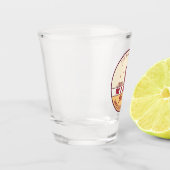 Verre A Shot Emblème de Miami Florida City Skyline (Gauche)