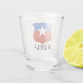 Verre A Shot Emblème du Chili (Dos)