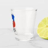 Verre A Shot Emblème du Chili (Droite)