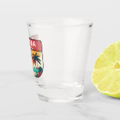 Verre A Shot Emblème rétro Exuma Bahamas (Droite)