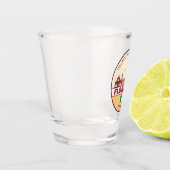 Verre A Shot Emblème Skyline de Florence Italie (Gauche)