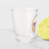 Verre A Shot Emblème Skyline de Milan Italie (Gauche)