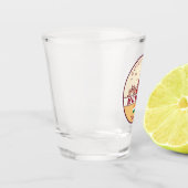 Verre A Shot Emblème Skyline de Mumbai India (Gauche)