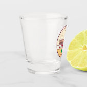 Verre A Shot Emblème Skyline de Venise Italie (Gauche)