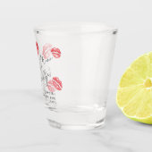 Verre A Shot Embrasse la fête Miss Goodbye Bachelorette (Droite)