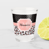 Verre A Shot Empreinte de léopard mignon (Devant)