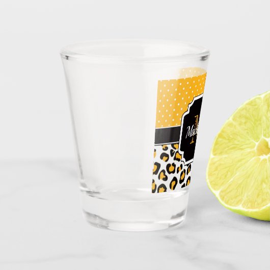 Verre A Shot Empreinte de léopard mignon (Gauche)
