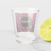 Verre A Shot Empreinte de léopard pourpre (Dos)