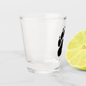 Verre A Shot Empreinte de patte de l'ours noir (Gauche)