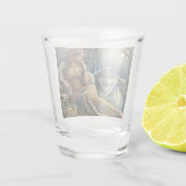 Verre A Shot Enchantement Lune dans la Forêt Mystique (Dos)