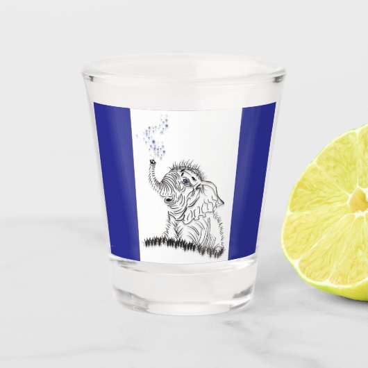 Verre A Shot Énergie éléphante (Devant)