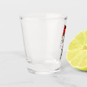 Verre A Shot Enfant avec Keffiyeh Palestine Drapeau et olivier (Gauche)