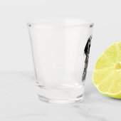 Verre A Shot English Setter  (Gauche)