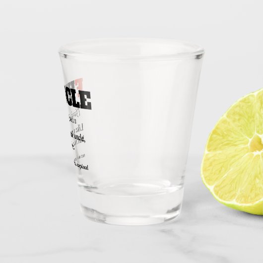 Verre A Shot Énonciation drôle - oncle drôle de Funcle (Droite)